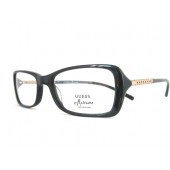 Ladies Guess by Marciano Designer Optical Glasses Frames, complete with case, GM 114 Black/Gold 
