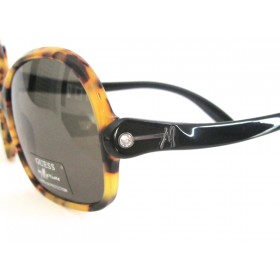 Ladies Guess by Marciano Designer Sunglasses, complete with case and cloth GM 618 Dark Amber 
